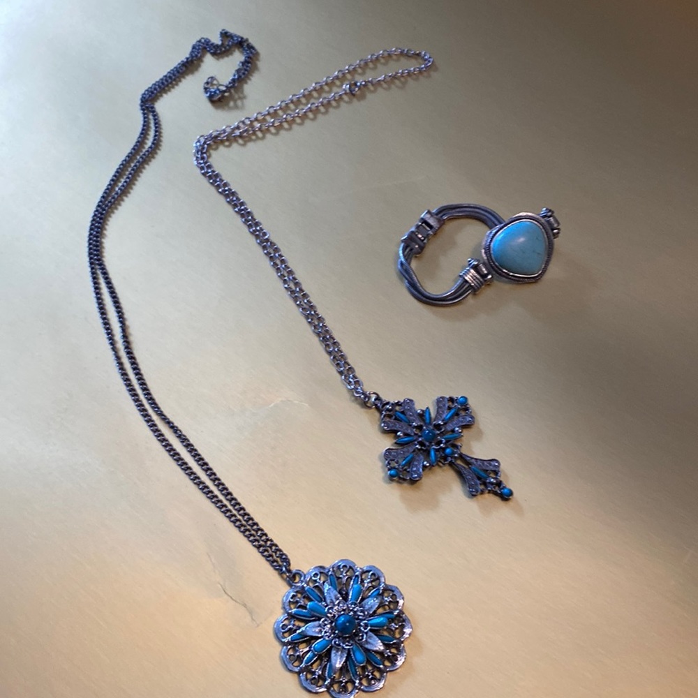 Turquoise jewelry bundle